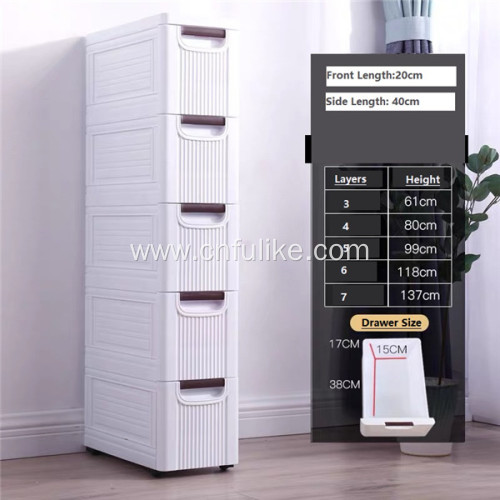 Drawer Waterproof Wardrobe Plastic Cabinet